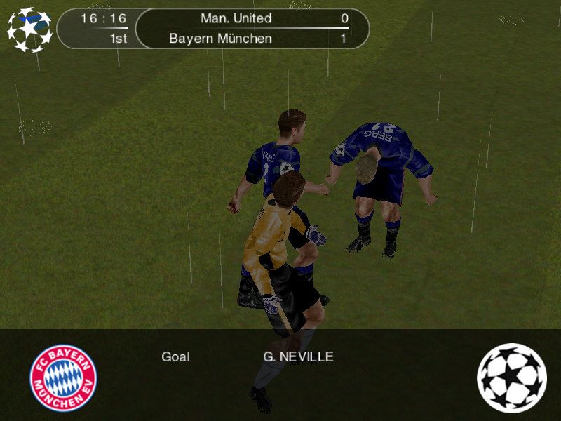 UEFA Champions League Season 1999/2000 screenshot 3 for Playstation